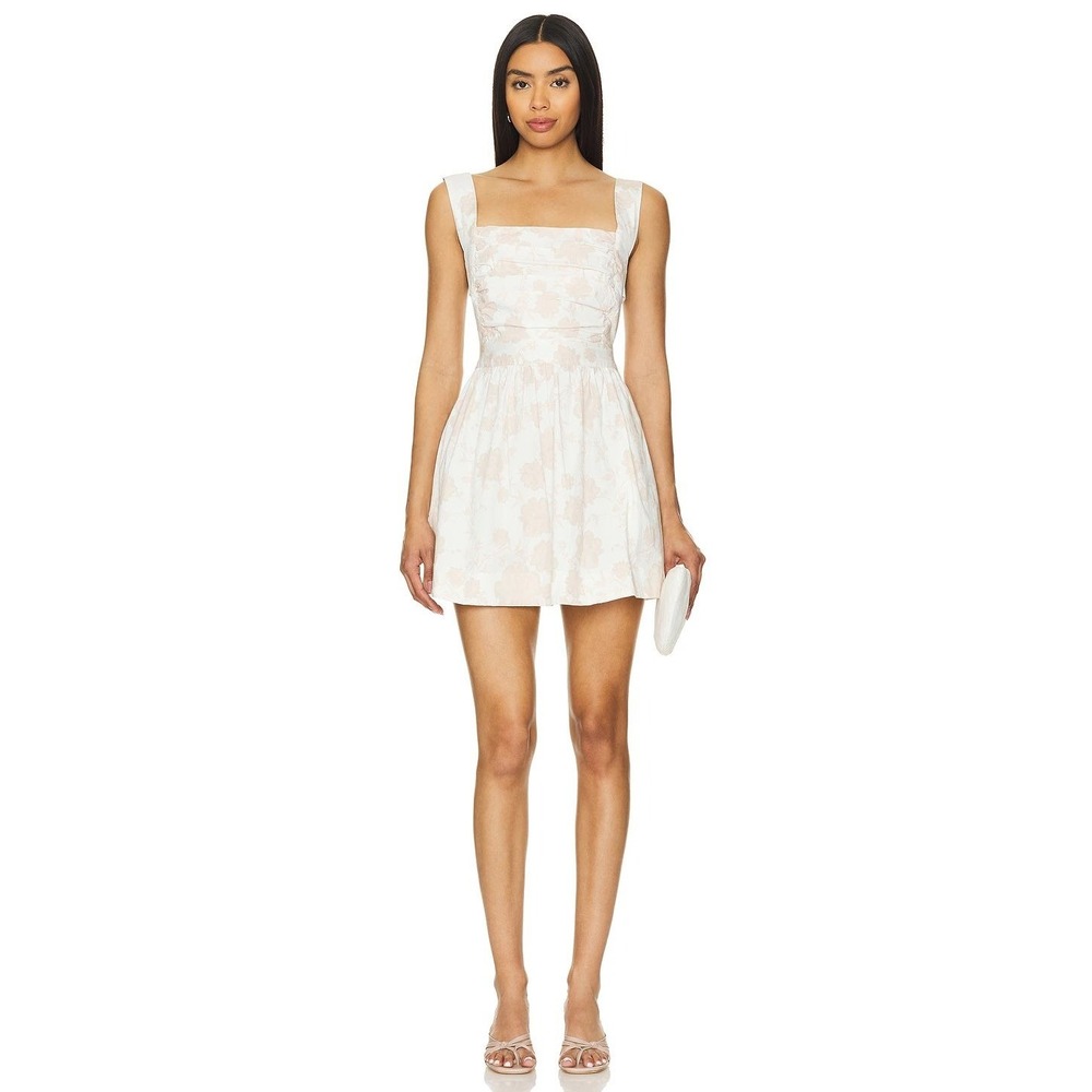 Free People Meet Me In Maui Printed Mini Dress NWT‎ Size Large
